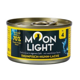 MOONLIGHT Dinner Nr 4 Tuna, chicken and salmon - wet cat food - 80g