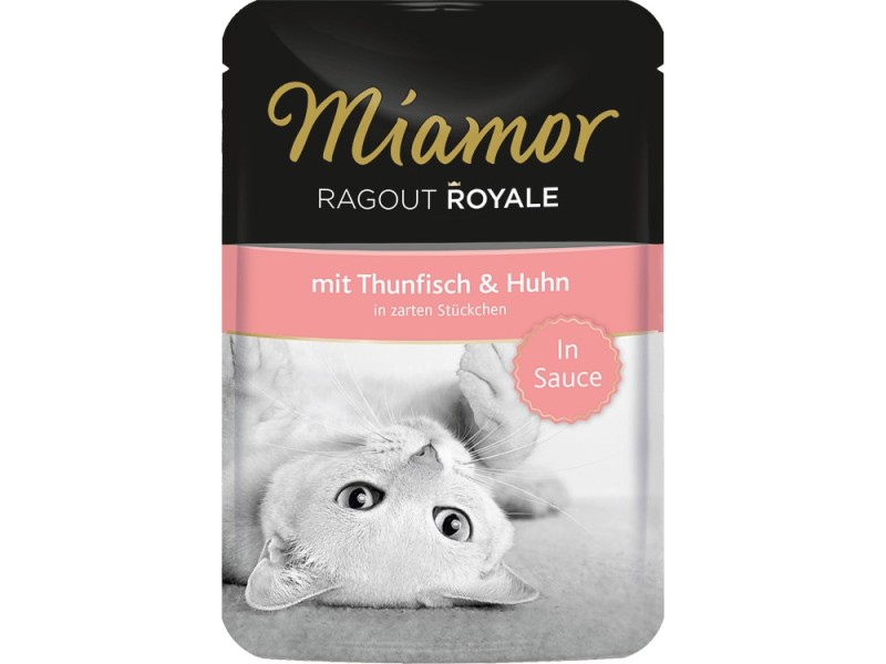 Miamor Royal ragout in sauce Tuna and chicken DLZMMRKMK0028 – Miamor Храна за котки