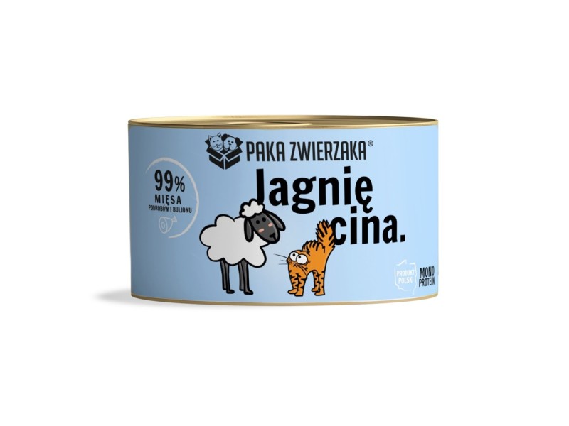 PAKA ZWIERZAKA Lamb - wet cat food - 200g DLKPZWKAM0002 –  Храна за котки