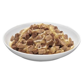 PREVITAL Cat Food Junior Mix Flavors with Lamb, Turkey, Salmon, Trout in Gravy – wet cat food – 4 x 100 g