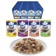 PREVITAL Cat Food Mix 4 Flavors Chicken, Veal, Salmon, Poultry – wet cat food – 96 x 100 g DLKPVTKAM0001 –  Храна за котки