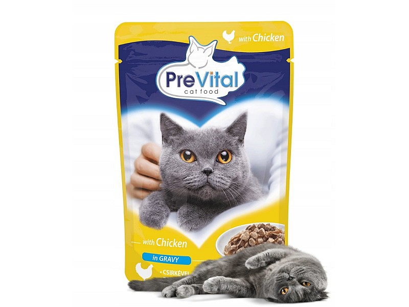 PREVITAL Chicken in gravy - wet cat food - 100g DLKPVTKAM0013 –  Храна за котки