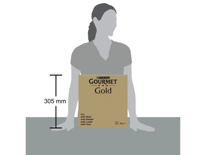 PURINA GOURMET GOLD Mus Mix 4 Flavors - wet cat food - 96x85g DLKPUIKAM0033 – PURINA NESTLE Храна за котки