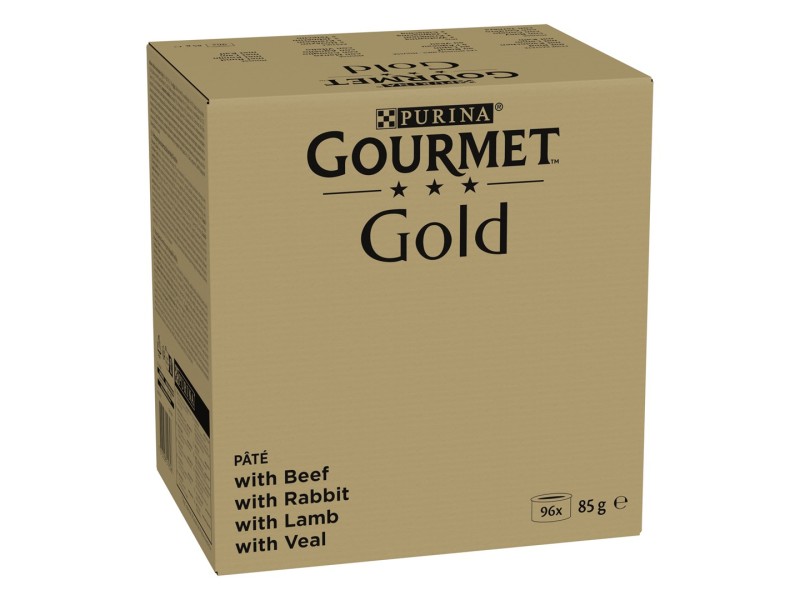 PURINA GOURMET GOLD Mus Mix 4 Flavors - wet cat food - 96x85g DLKPUIKAM0033 – PURINA NESTLE Храна за котки