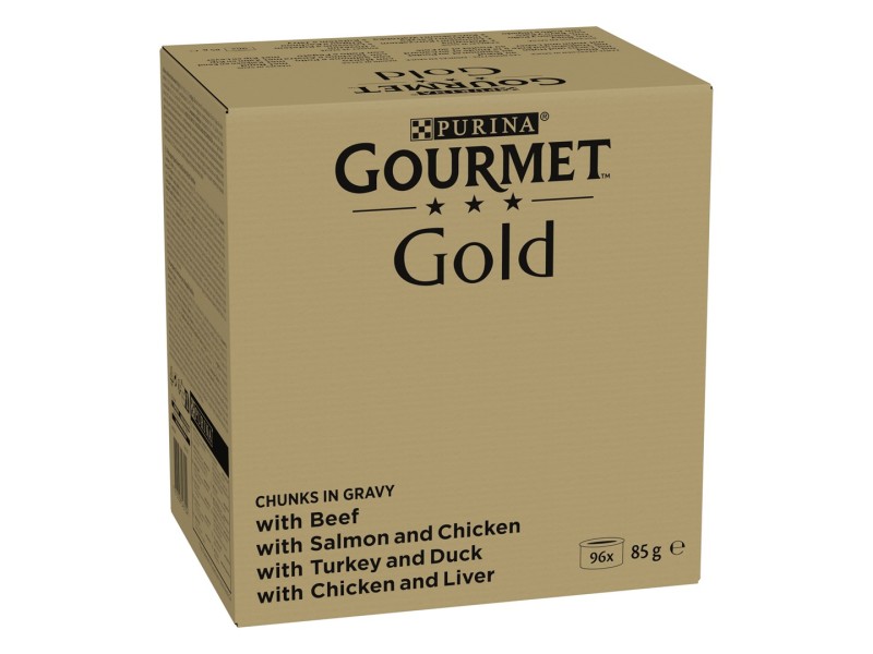 PURINA GOURMET GOLD Pieces in sauce Mix of 4 flavors - wet cat food - 96x85g DLKPUIKAM0034 – PURINA NESTLE Храна за котки