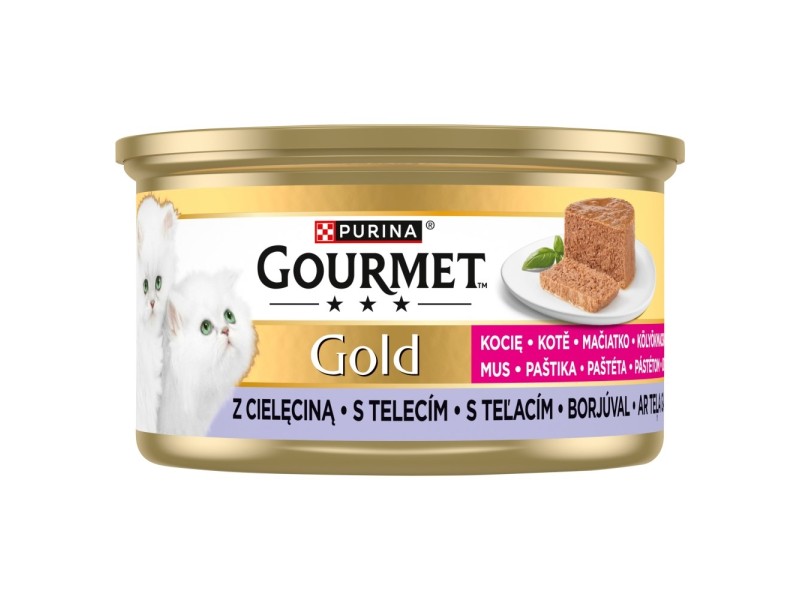 PURINA Gourmet Gold Kitten Veal mousse - wet cat food - 85g DLKPUIKAM0036 – PURINA NESTLE Храна за котки