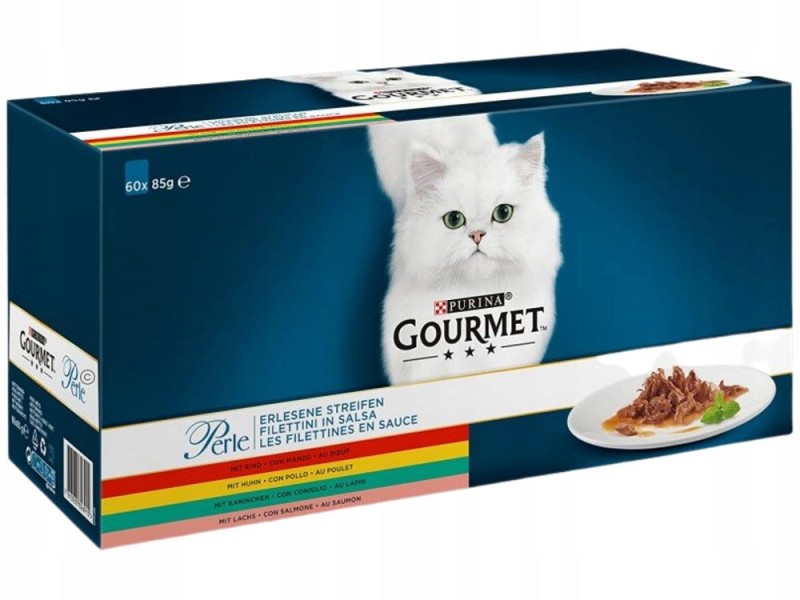 PURINA Gourmet Perle Mix - wet cat food - 60x85 g DLZPUIKMK0056 – PURINA NESTLE Храна за котки