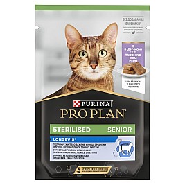PURINA Pro Plan Sterilised Longevis Senior  - wet cat food - 75g