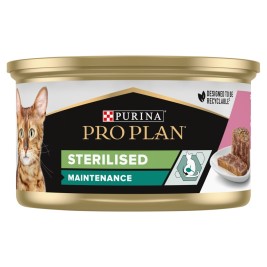 PURINA Pro Plan Sterilised Salmon with tuna - wet cat food - 85g