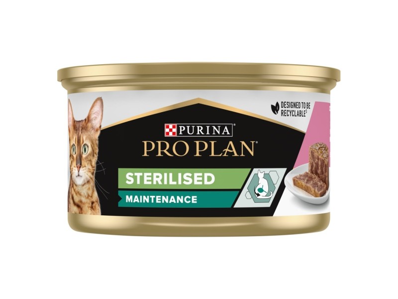 PURINA Pro Plan Sterilised Salmon with tuna - wet cat food - 85g DLSPUIZWI0079 – PURINA NESTLE Храна за котки