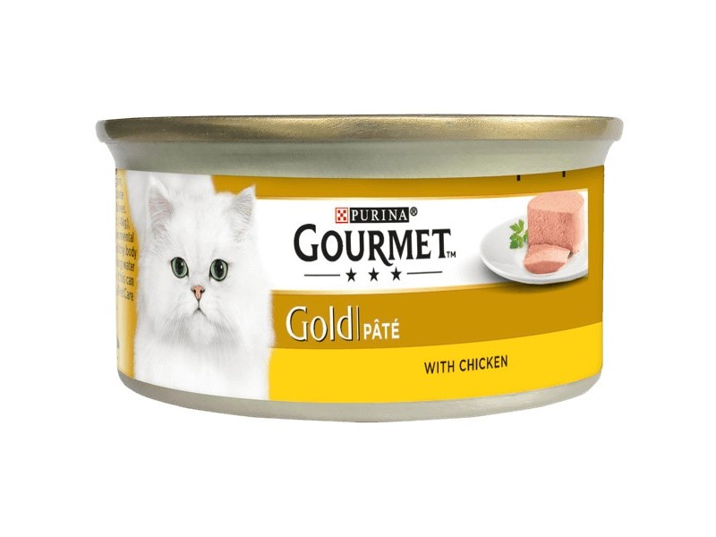 Purina Nestle Gourmet Gold - salmon and chicken - wet cat food -85 g DLZPUIKMK0013 – PURINA NESTLE Храна за котки