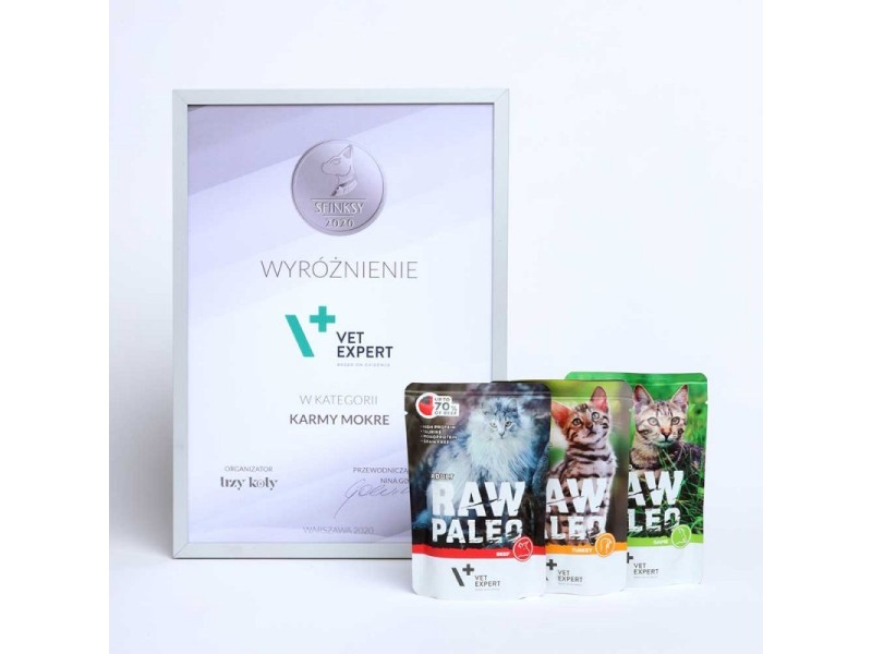 RAW PALEO Adult Cat Sterilised Game - wet cat food - 100 g DLKVEEKAM0008 – VetExpert Храна за котки