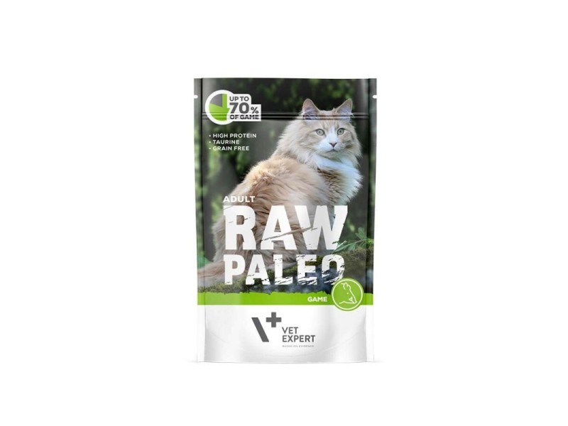 RAW PALEO Adult Cat Venison - wet cat food - 100 g RAW PALEO Adult Cat Venison - wet cat food - 100 g DLKVEEKAM0002 – VetExpert Храна за котки