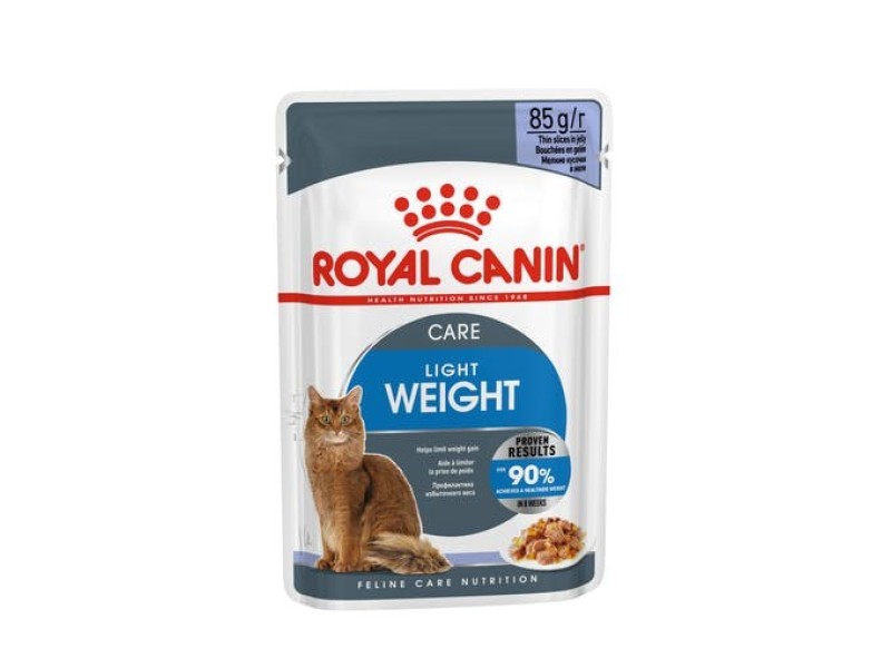 ROYAL CANIN FCN Light Weight Care in jelly - wet food for adult cats - 12x85g DLZROYKMK0033 – Royal Canin Храна за котки