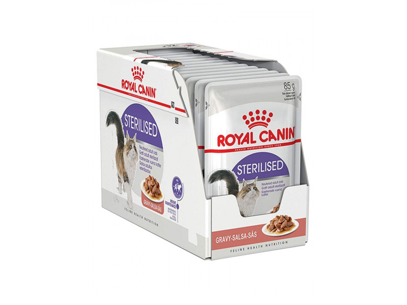 ROYAL CANIN FHN Sterilised in sauce - wet food for adult cats - 12x85g ROYAL CANIN FHN Sterilised in sauce - wet food for adult cats - 12x85g