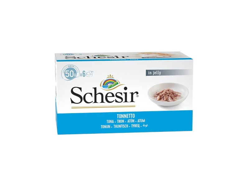 SCHESIR Tuna in jelly - wet cat food - 6x50g DLKAPFKAM0058 – Agras Pet Foods Храна за котки