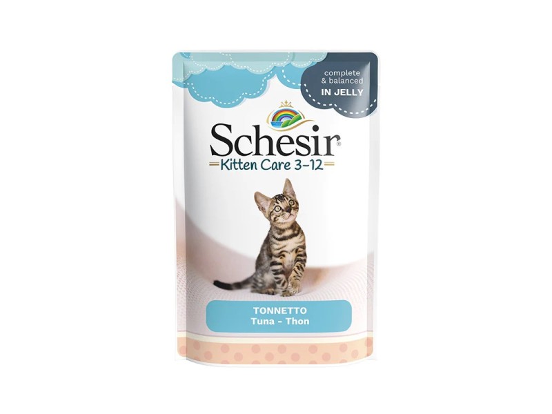 SCHESIR Tuna in jelly - wet food for kittens - 85g DLKAPFKAM0074 – Agras Pet Foods Храна за котки