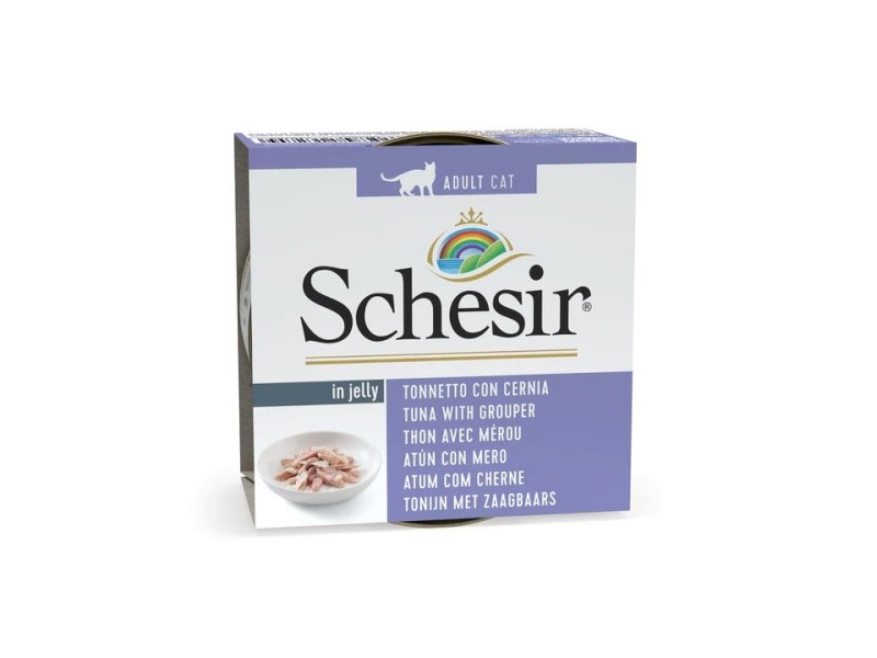 SCHESIR in jelly Tuna with grouper  - wet cat food - 85 g DLKAPFKAM0020 – Agras Pet Foods Храна за котки