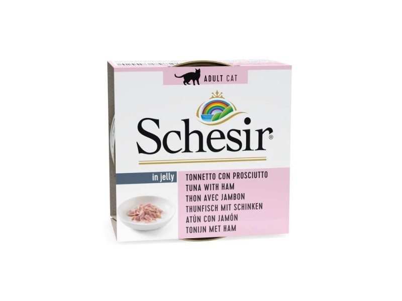 SCHESIR in jelly Tuna with ham - wet cat food - 85 g DLKAPFKAM0009 – Agras Pet Foods Храна за котки