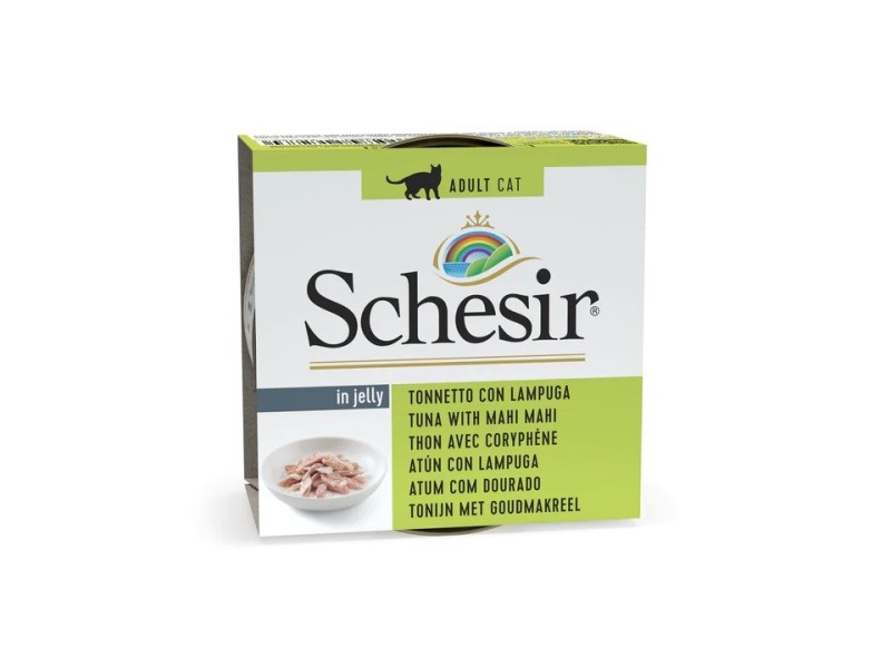 SCHESIR in jelly Tuna with mahi mahi - wet cat food - 85 g DLKAPFKAM0022 – Agras Pet Foods Храна за котки