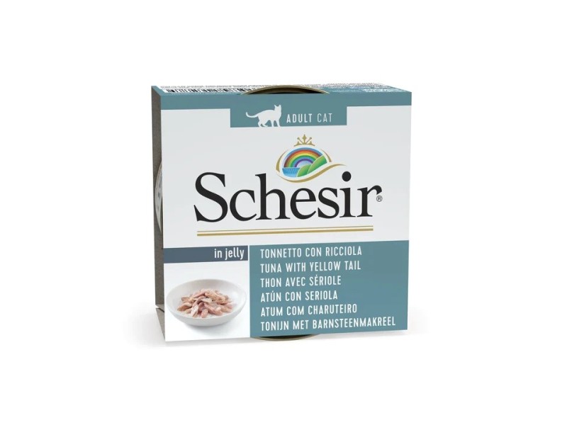 SCHESIR in jelly Tuna with yellow tail - wet cat food - 85 g DLKAPFKAM0026 – Agras Pet Foods Храна за котки
