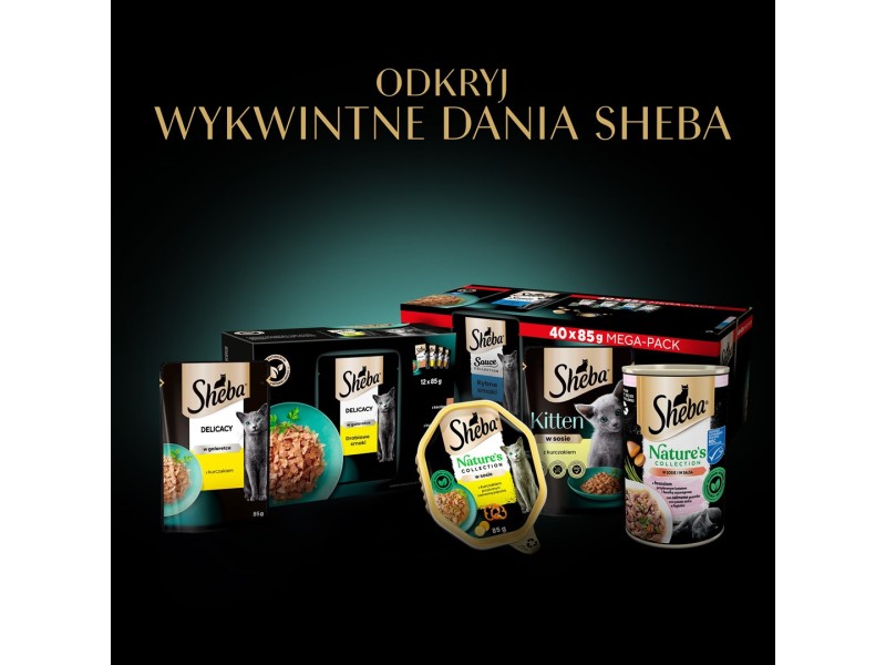 SHEBA Delicacy Fishy Flavours in jelly - wet cat food - 80x 85g DLZSHBKMK0037 – Sheba Храна за котки