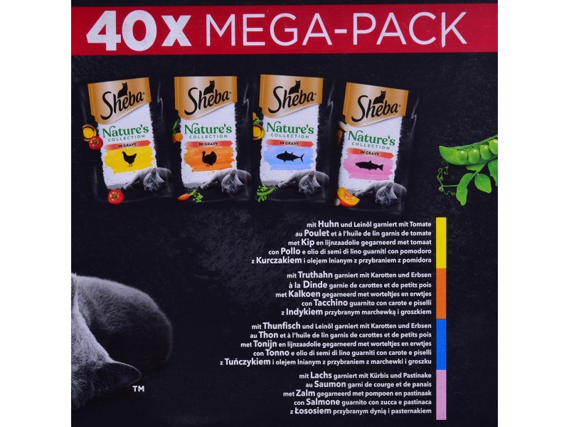 SHEBA Natures Collection Mix - wet cat food - 40x85g DLKSHBKAM0004 – Sheba Храна за котки