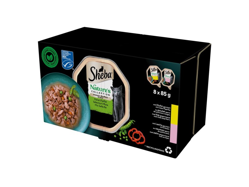 SHEBA Natures Collection Mix - wet cat food - 8x85g DLKSHBKAM0005 – Sheba Храна за котки