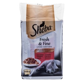Sheba Fresh & Fine Mini Meat Dishes in Sauce 6 x 50g
