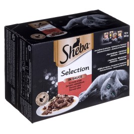 Sheba Selection in Sauce Juicy Flavours 12 x 85 g