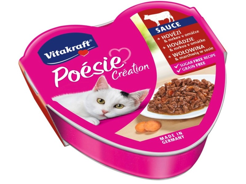 VITAKRAFT POESIE CREATION SOS beef/carrot - wet cat food - 85 g DLKVKAKAM0016 – Vitakraft Храна за котки