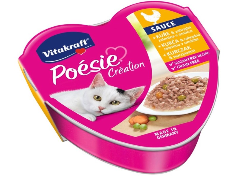 VITAKRAFT POESIE CREATION SOS chicken/vegetables - wet cat food - 85 g DLKVKAKAM0015 – Vitakraft Храна за котки