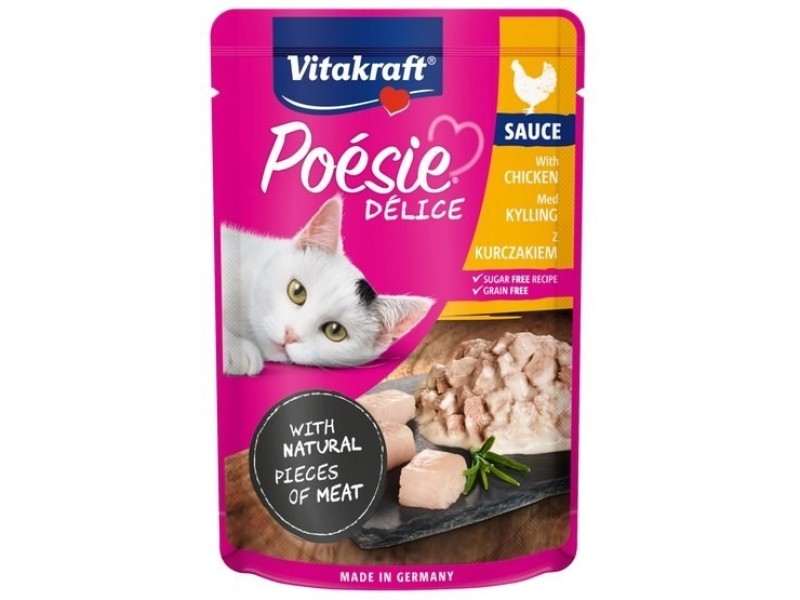 VITAKRAFT POESIE DELICE chicken - wet cat food - 85 g DLKVKAKAM0006 – Vitakraft Храна за котки