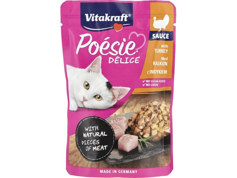 VITAKRAFT POESIE DELICE turkey for cats - wet cat food - 85 g DLKVKAKAM0003 – Vitakraft Храна за котки