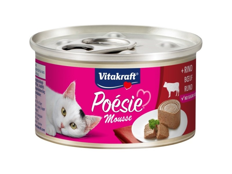 VITAKRAFT Poésie Mousse Beef - wet cat food - 85g DLKVKAKAM0018 – Vitakraft Храна за котки