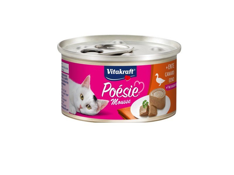 VITAKRAFT Poésie Mousse Duck - wet cat food - 85g DLKVKAKAM0029 – Vitakraft Храна за котки
