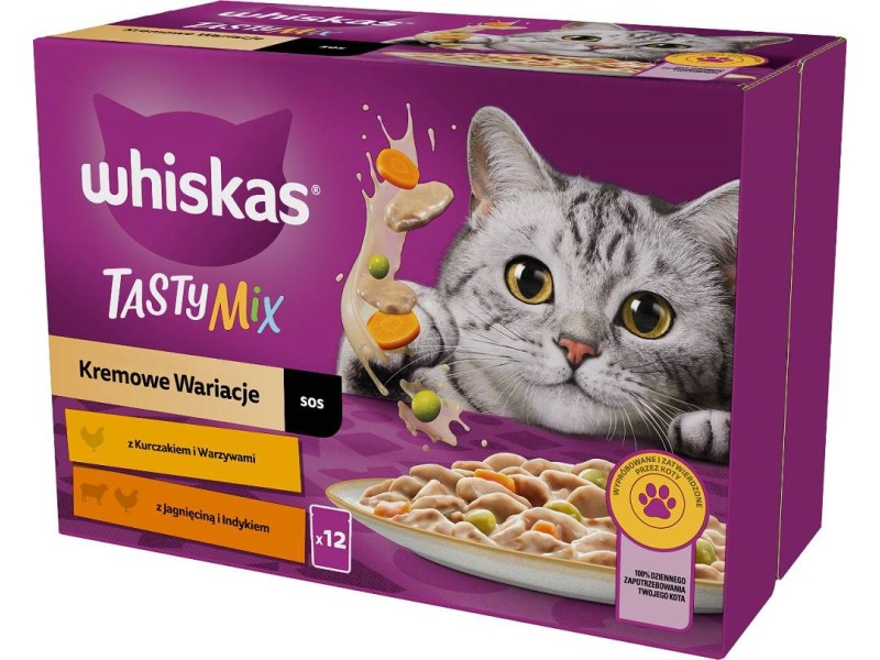 WHISKAS Tasty Mix - wet cat food - 12x85g DLKWHSKAM0017 – whiskas Храна за котки