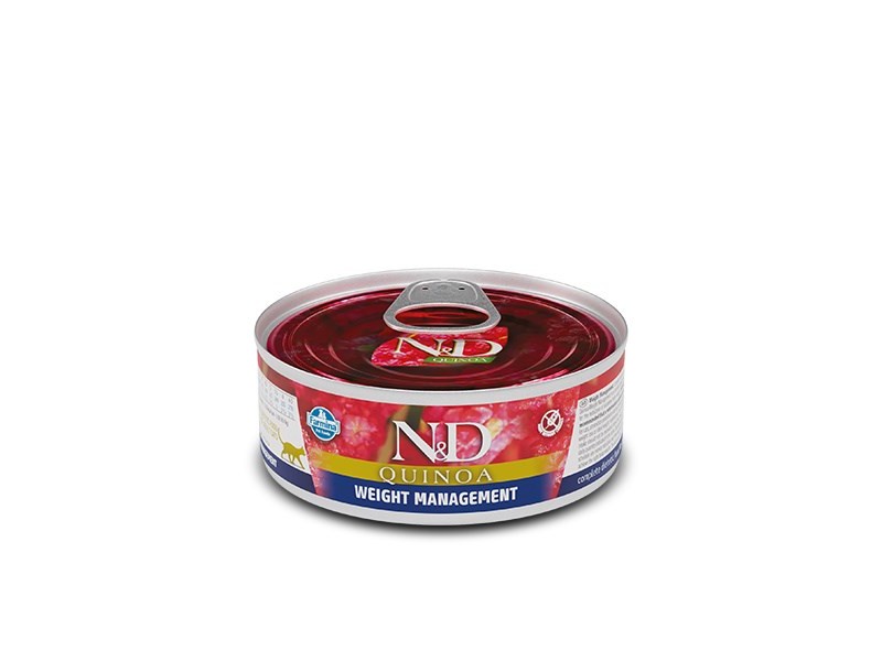 Wet cat food - FARMINA N&D CAT QUINOA WEIGHT MANAGEMENT ADULT 70g PND080023 – Farmina Храна за котки