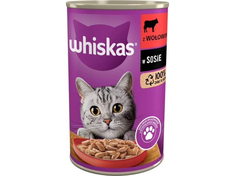 Whiskas Beef in Sauce 400 g AMABEZKAR3977 – whiskas Храна за котки