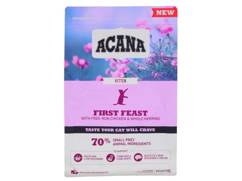 ACANA First Feast - dry cat food - 1.8 kg DLZANAKSK0020 – Acana Храна за котки