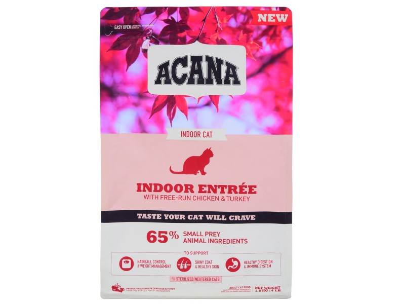 ACANA Indoor Entrée 1,8 kg DLZANAKSK0026 – Acana Храна за котки