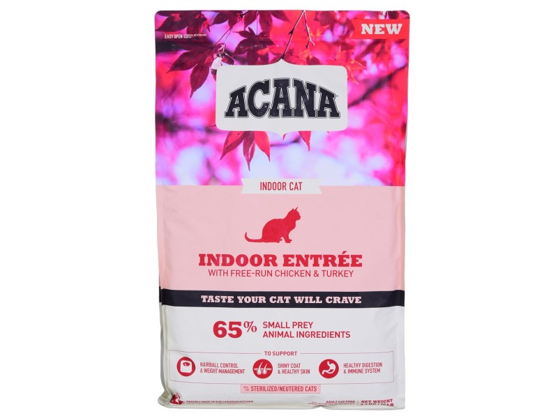 ACANA Indoor Entrée 4,5 kg DLZANAKSK0028 – Acana Храна за котки