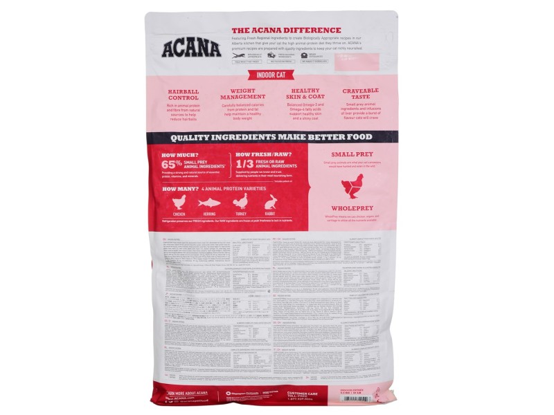 ACANA Indoor Entrée 4,5 kg DLZANAKSK0028 – Acana Храна за котки