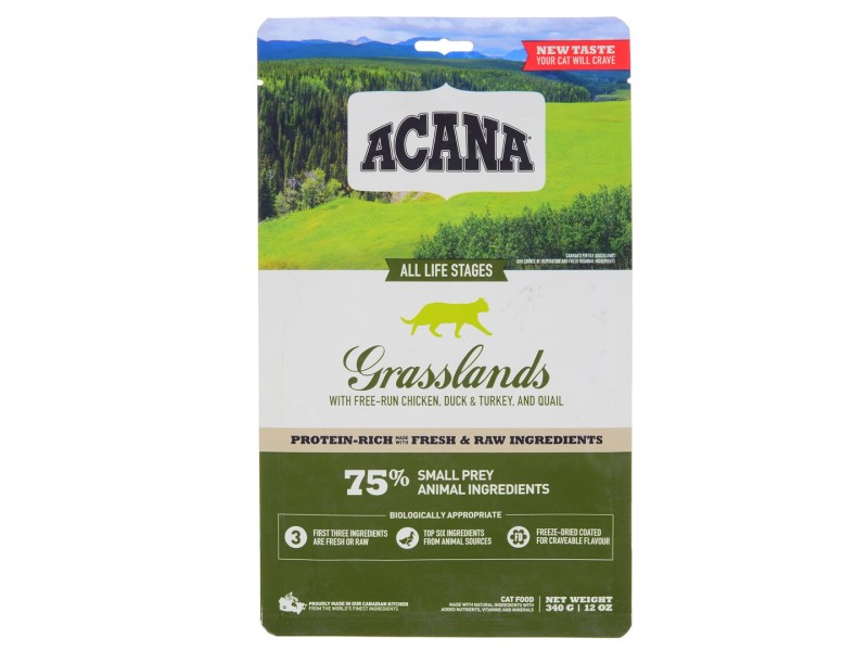 Acana Grasslands Cat 340g DLZANAKSK0022 – Acana Храна за котки