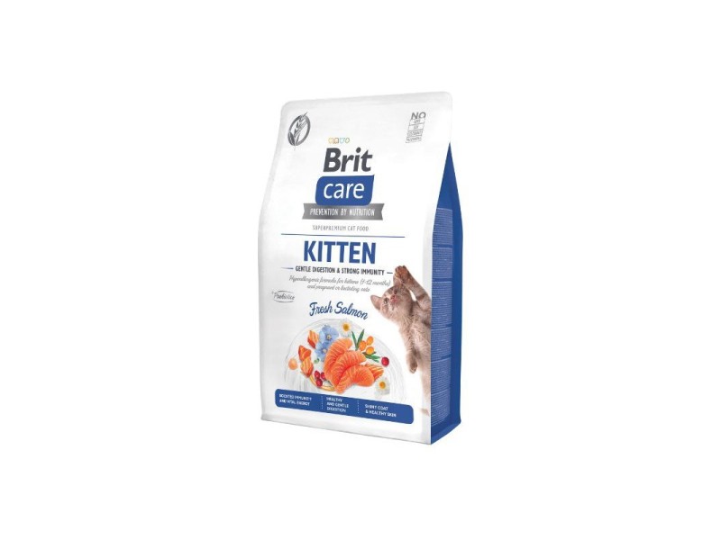BRIT Care Cat Grain-Free Kitten Immunity - dry cat food - 7 kg DLKRITKAS0033 – Brit Храна за котки