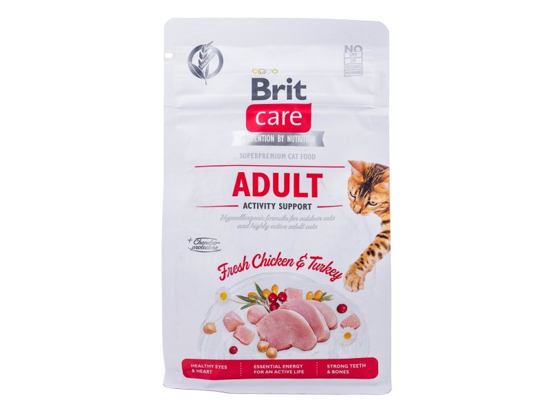 BRIT Care Grain Free Activity Support Adult - dry cat food - 400 g DLKRITKAS0015 – Brit Храна за котки