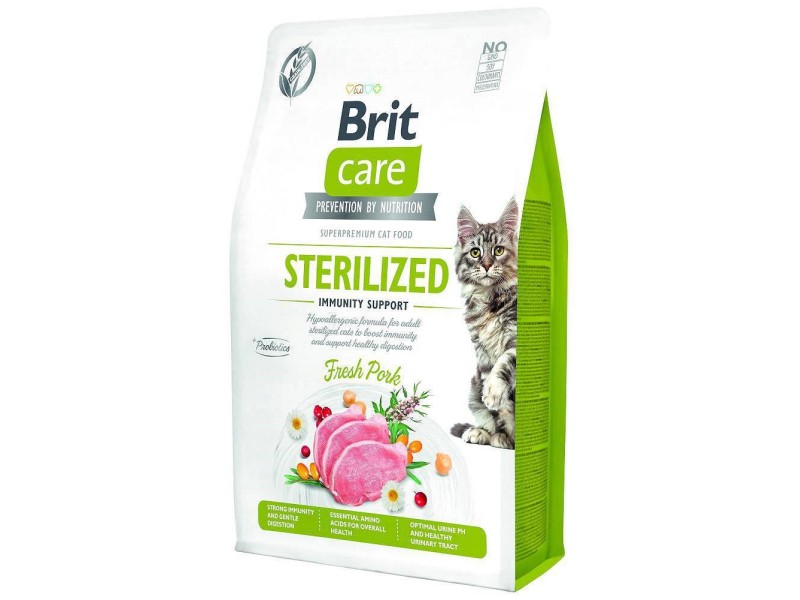 BRIT Care Grain-Free Sterilized Immunity - dry cat food - 7 kg DLKRITKAS0034 – Brit Храна за котки