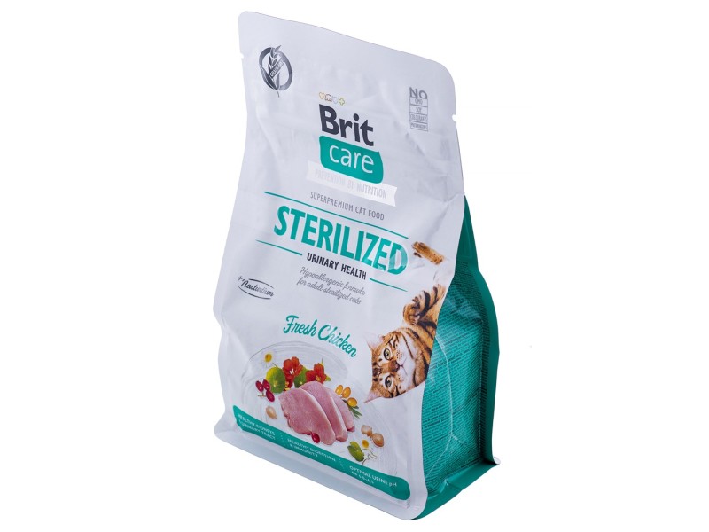 BRIT Care Grain-Free Sterilized Urinary - dry cat food - 400 g DLKRITKAS0020 – Brit Храна за котки