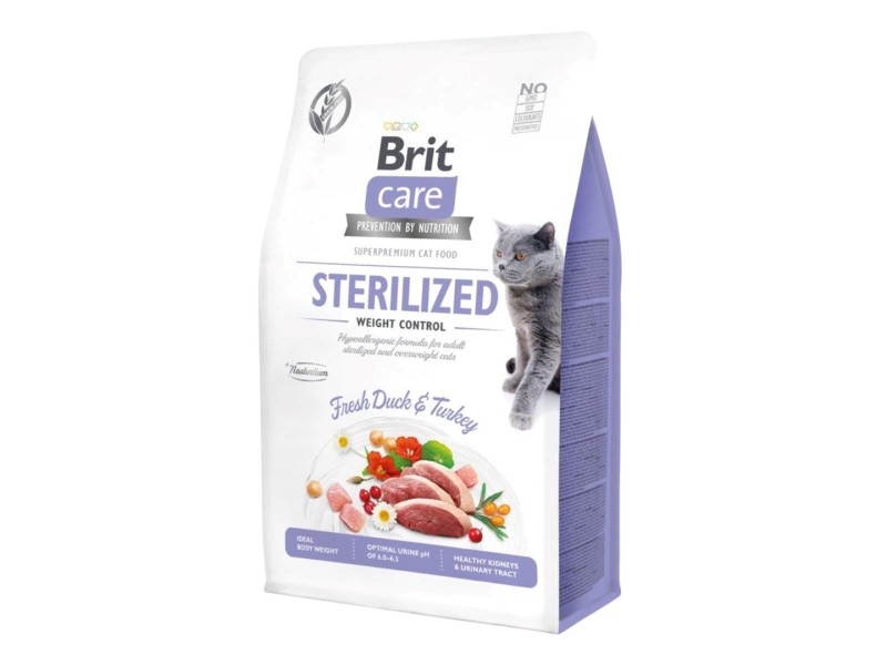 BRIT Care Sterilized Weight Control - dry cat food - 7 kg DLZRITKSK0008 – Brit Храна за котки