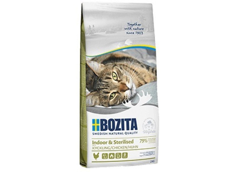 Bozita - Indoor & Sterilised Chicken  2 kg DLZBZTKSK0026 – BOZITA Храна за котки